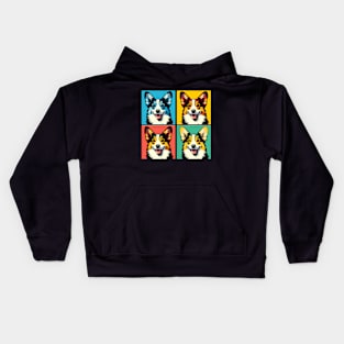 Cardigan Welsh Corgis Pop Art - Dog Lovers Kids Hoodie